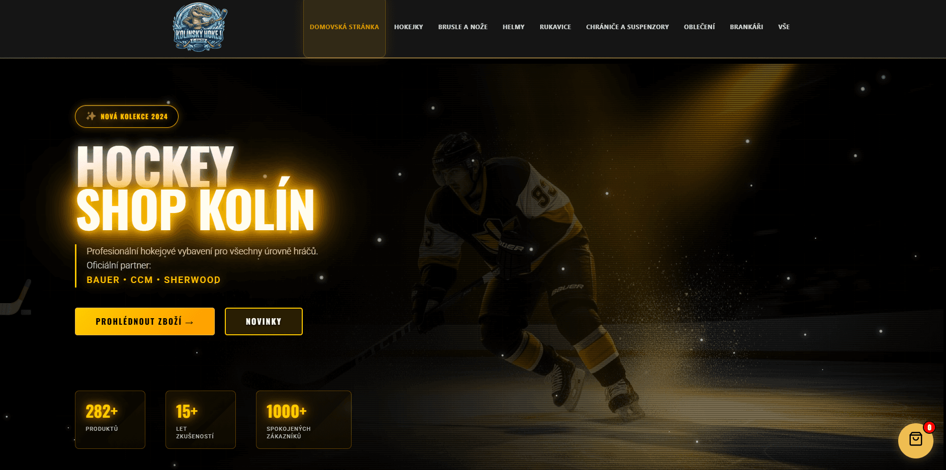 Screenshot kolinskyhokej.cz