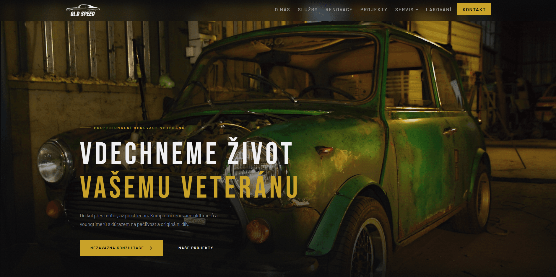 Screenshot oldspeedcars.cz