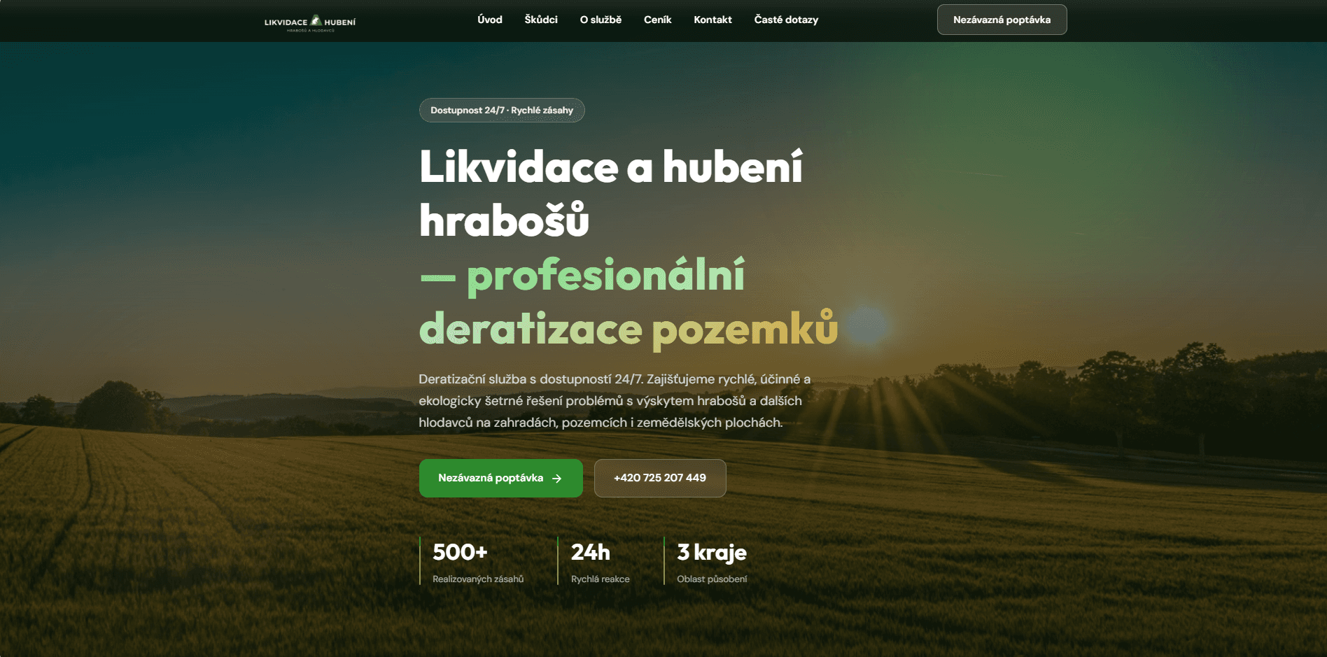 Screenshot likvidaceahubenihrabosu.cz